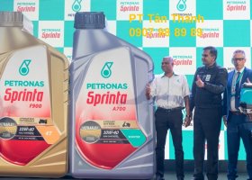 Dầu nhờn xe máy Petronas Sprinta ra mắt tại Việt Nam